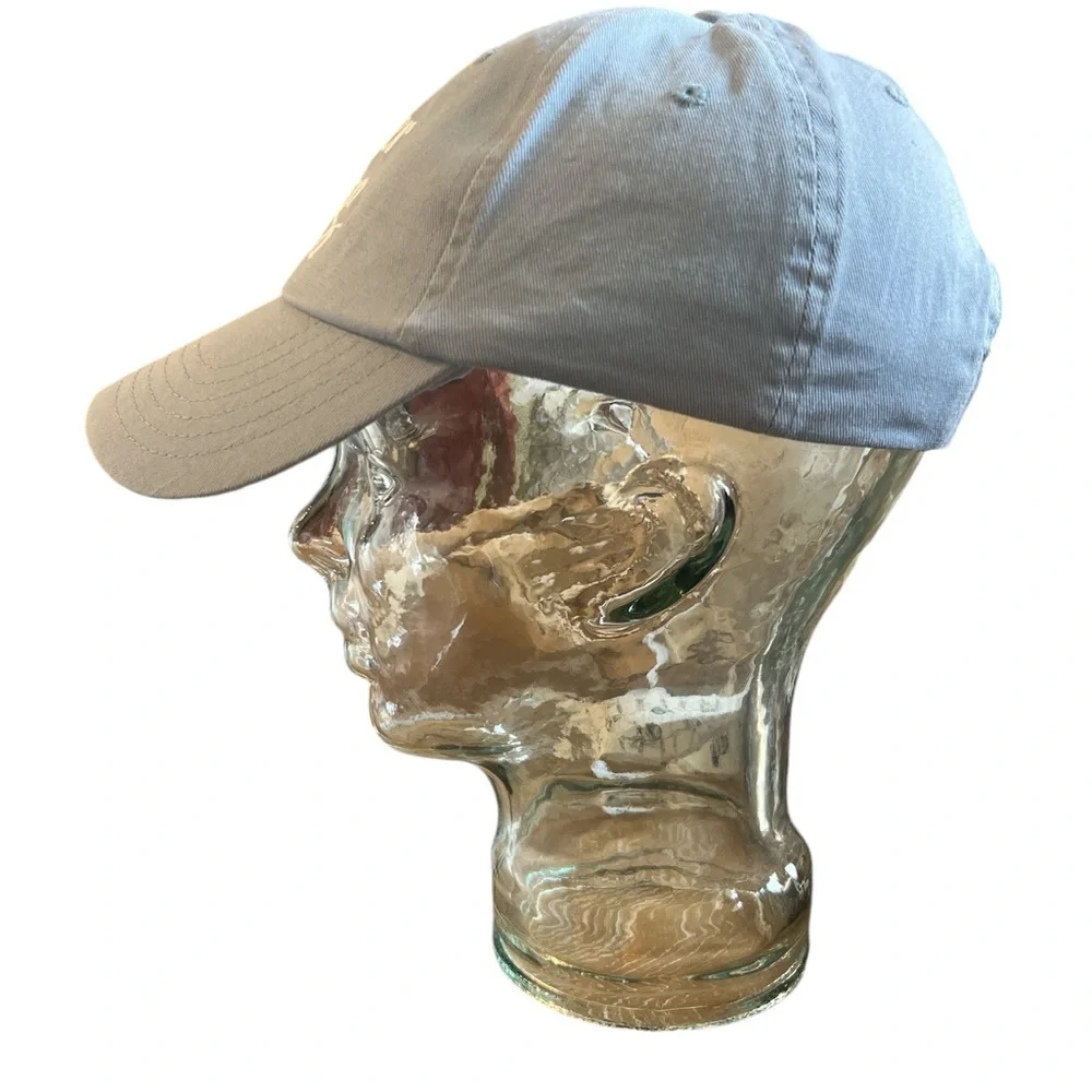 100% Cotton Light Blue Women’s Hat “Summer Vibes” Excellent PreLoved Condition